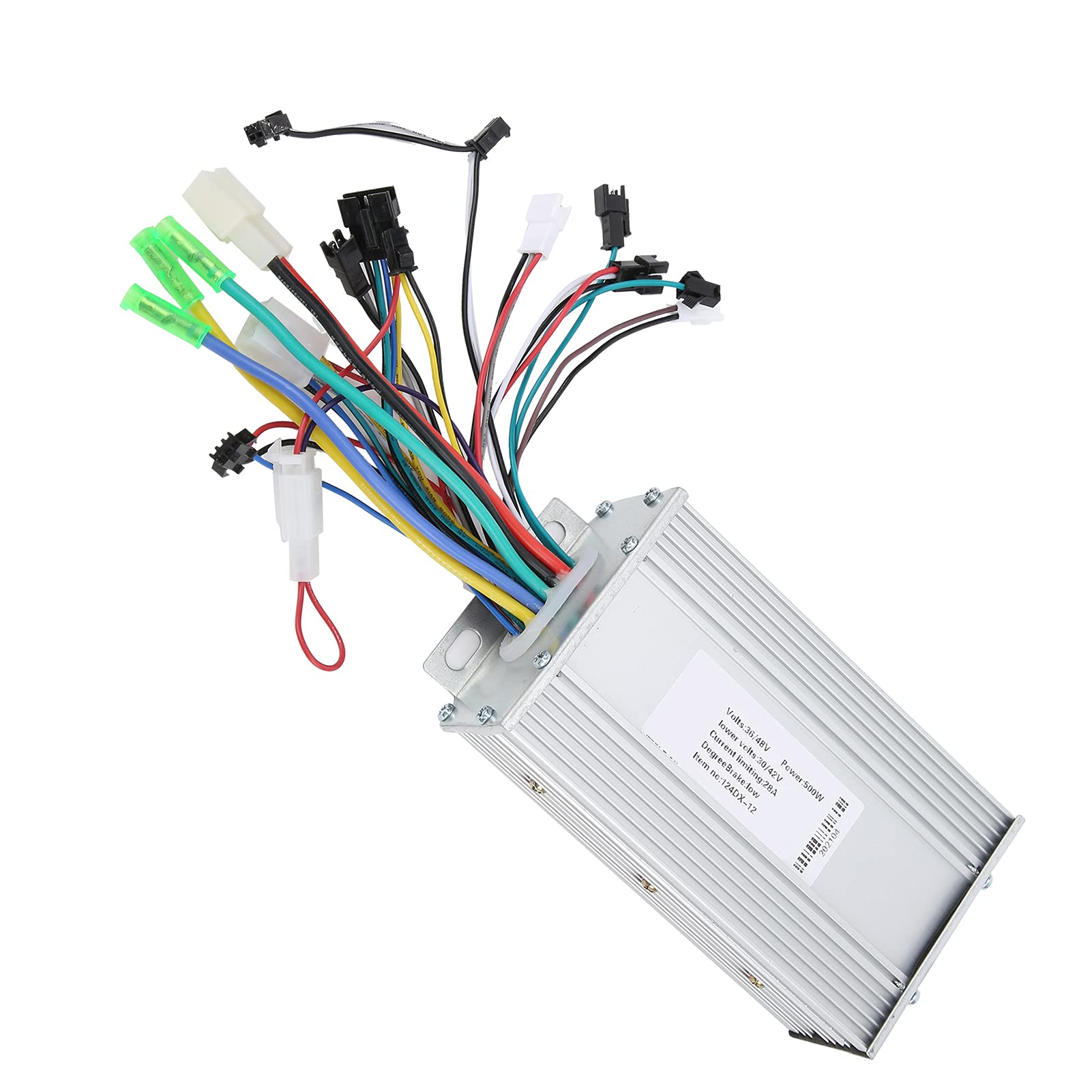 Skuter Elektryczny Bezszczotkowy Kontroler 36 V/48 V 500 W 124DX Bezszczotkowy Sterownik Silnika z Wyświetlaczem LCD do Skutera Elektrycznego