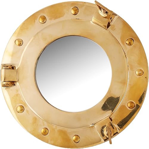 Old Modern Handicrafts Espejo ojo de buey 8"