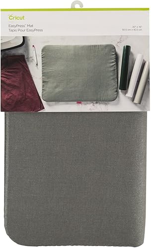 Miniatura 10 de Cricut EasyPress Mat - Alfombrilla protectora resistente al calor para máquinas de prensa de calor y proyectos de HTV y plancha, [12" x 12"]