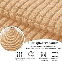 Vista 43 de Fundas para reposabrazos de sofá, fundas para reposabrazos con bolsillo, protector elástico para reposabrazos de sofá, fundas extraíbles