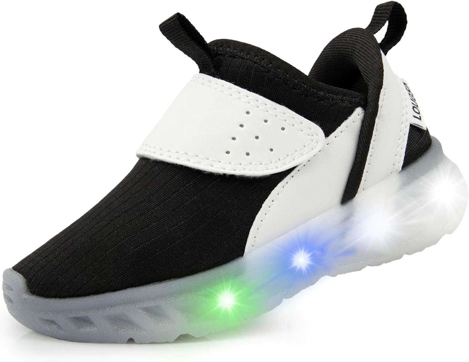 LOUGSIN Toddler Boys Girls Light Up Shoes Led Flashing Running Sneakers Zyteo for Toddler Little Kid