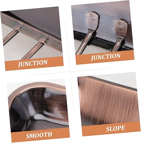 Miniatura 3 de 1 recogedor compacto de latón con diseño retro, superficie lisa para una fácil limpieza, uso decorativo, recogedor del hogar para suministros de