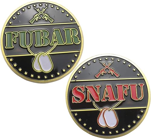 Miniatura 7 de Toma de decisiones Moneda Flipping Coin FUBAR Snafu Challenge (Plata)