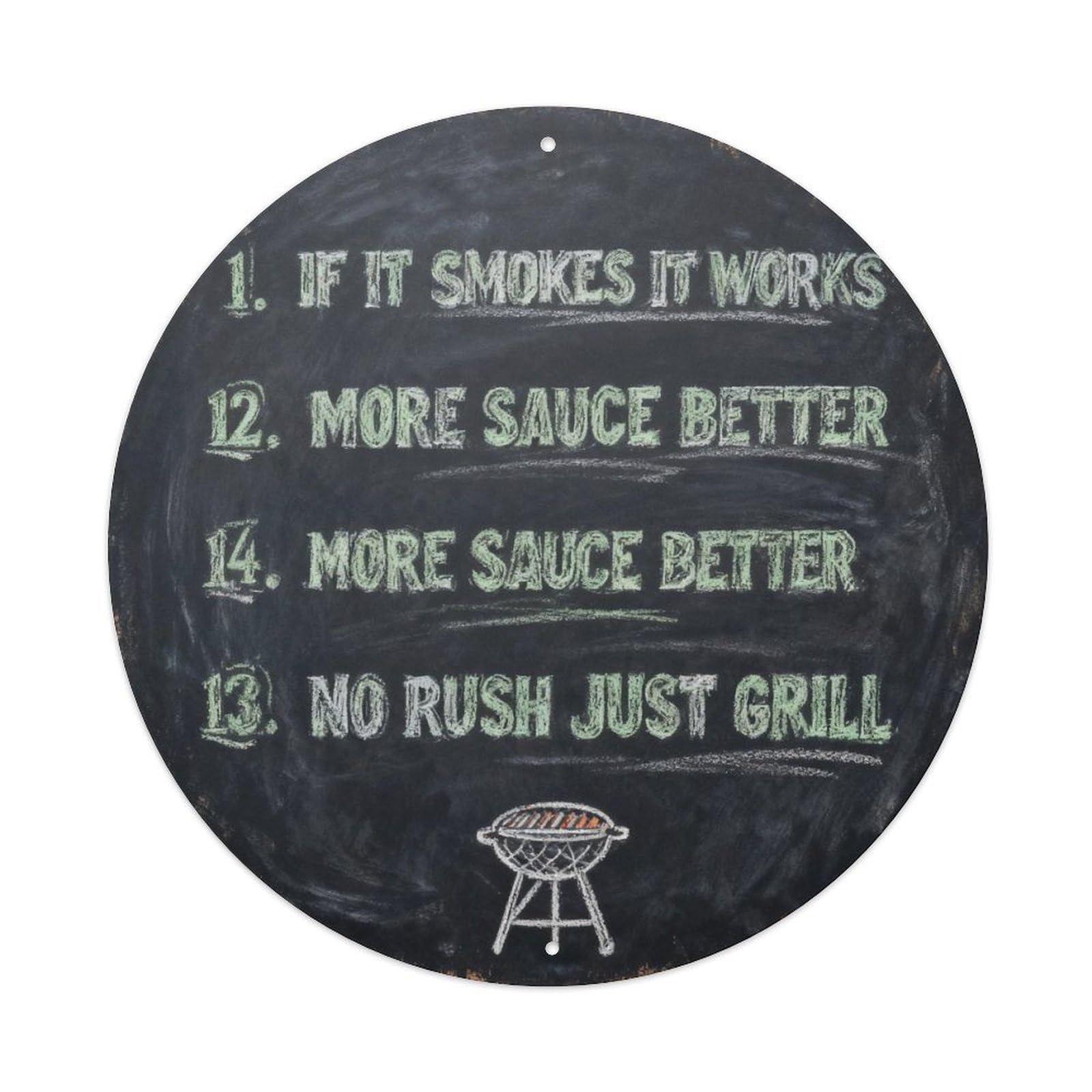 Bbq Tools Metal Tin Sign Plaque