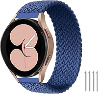 Vista 9 de Minggo Solo Loop - Correa trenzada compatible con Samsung Galaxy Watch 6/5/4 de 1.575 pulgadas, 1.732 pulgadas, correa elástica tejida para Galaxy