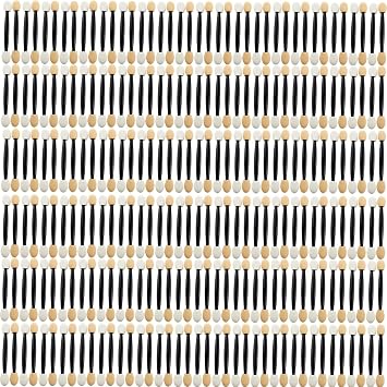 RONYOUNG 202PCS 3 Inch Disposable Eyeshadow Brushes, Sponge Makeup Applicators Dual Sides