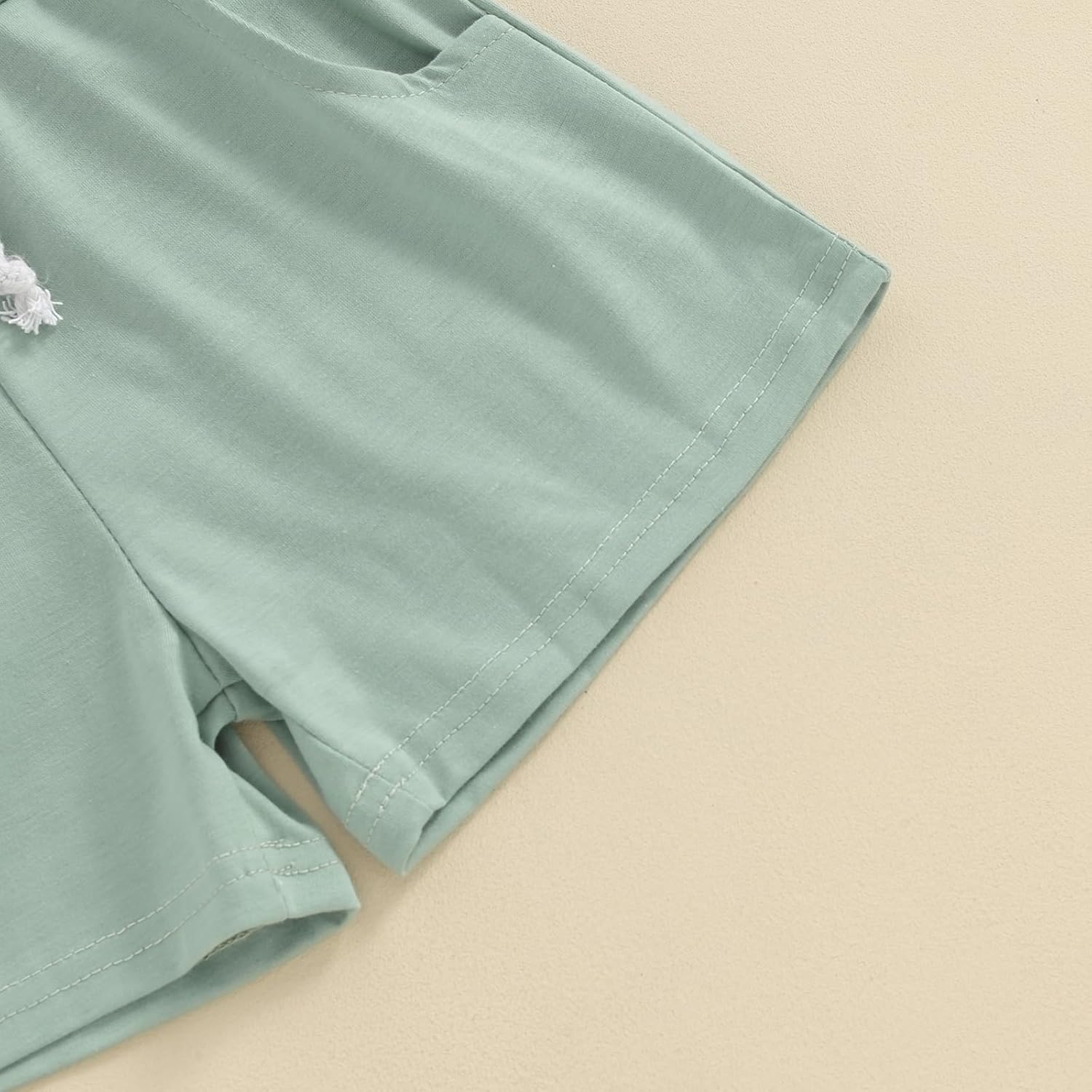 Toddler Baby Boy Girl Summer Outfits Cotton Short Sleeve Solid T-shirt Top Casual Shorts Neutral Spring Clothes - Image 6