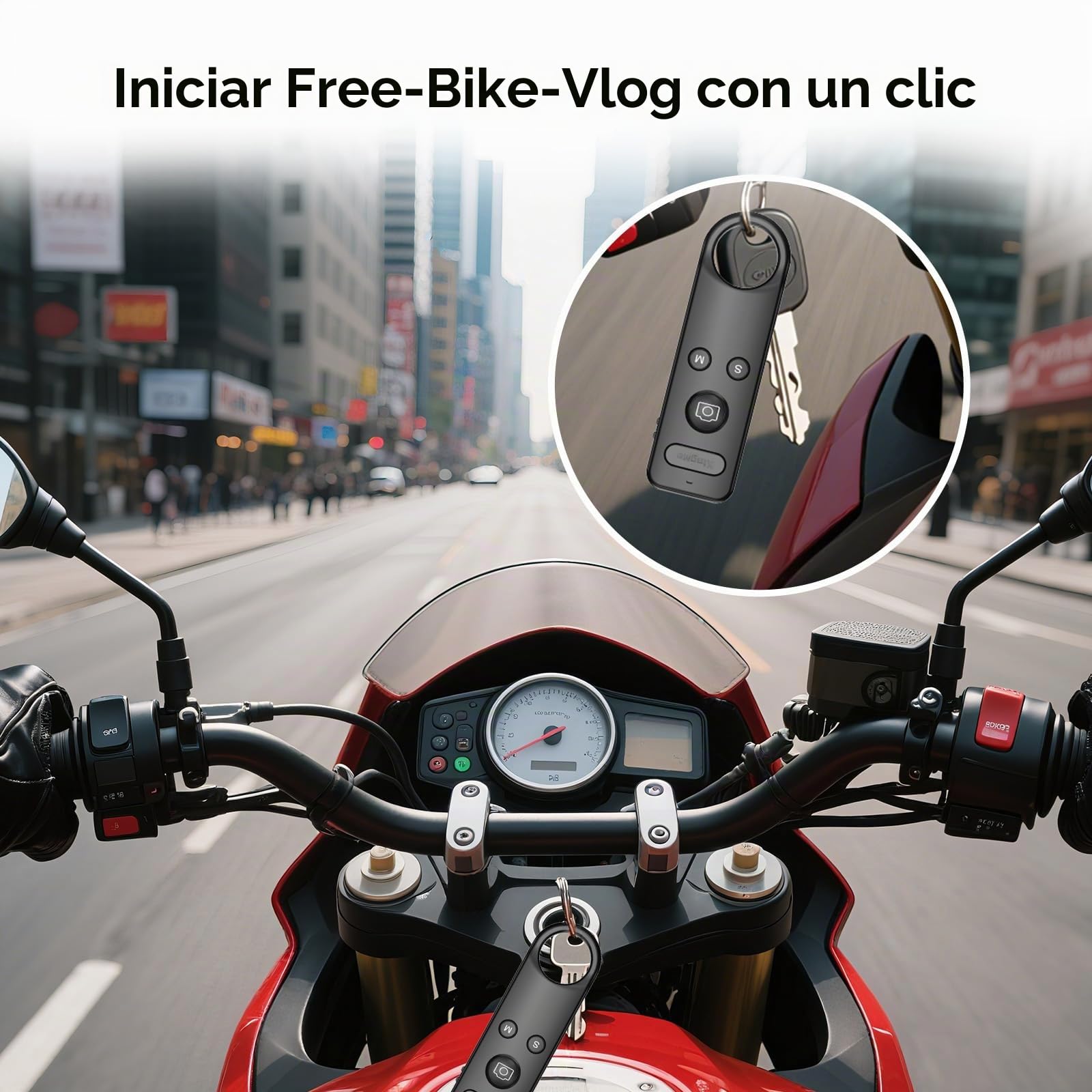 Wireless Insta 360 ACE Remote Pro 13 Bluetooth Control para GoPro 8/9/10/11/12/13 & Insta360 X2/X3/X4/X5, GO 3/3S, PRO1/2 | Control inalámbrico Bluetooth, compacto y ligero, emparejamiento rápido con conexión estable, con GoPro 8-13/Insta360 X2-X5