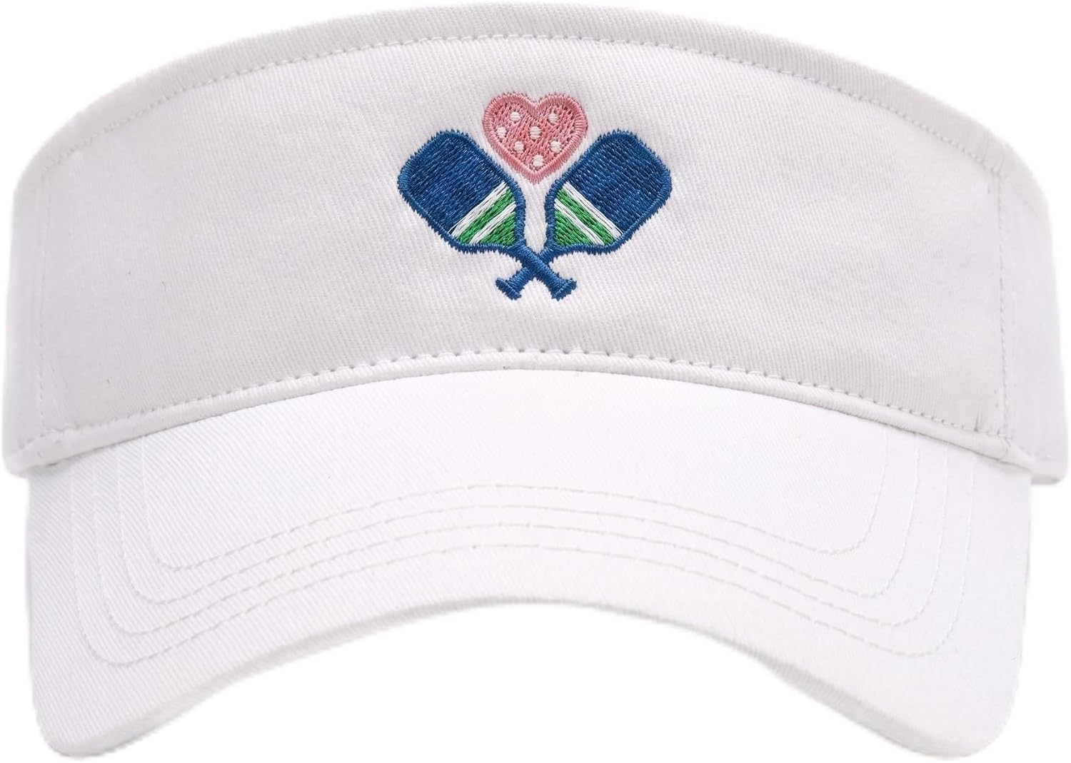 Pickleball Embroidered Adjustable Sun Visor for Women Men, Summer Sports Hat Pickleball Embroidered Adjustable Sun Visor for Women Men  main image 3