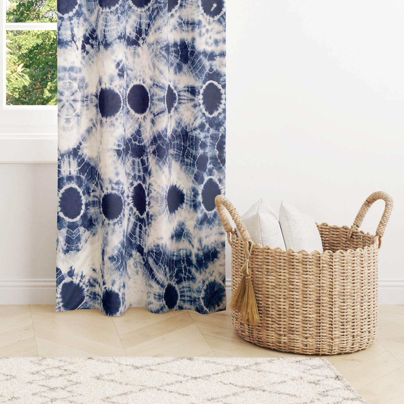 Amazon｜Trade Star インディアン装飾絞りウィンドウカーテン 綿100