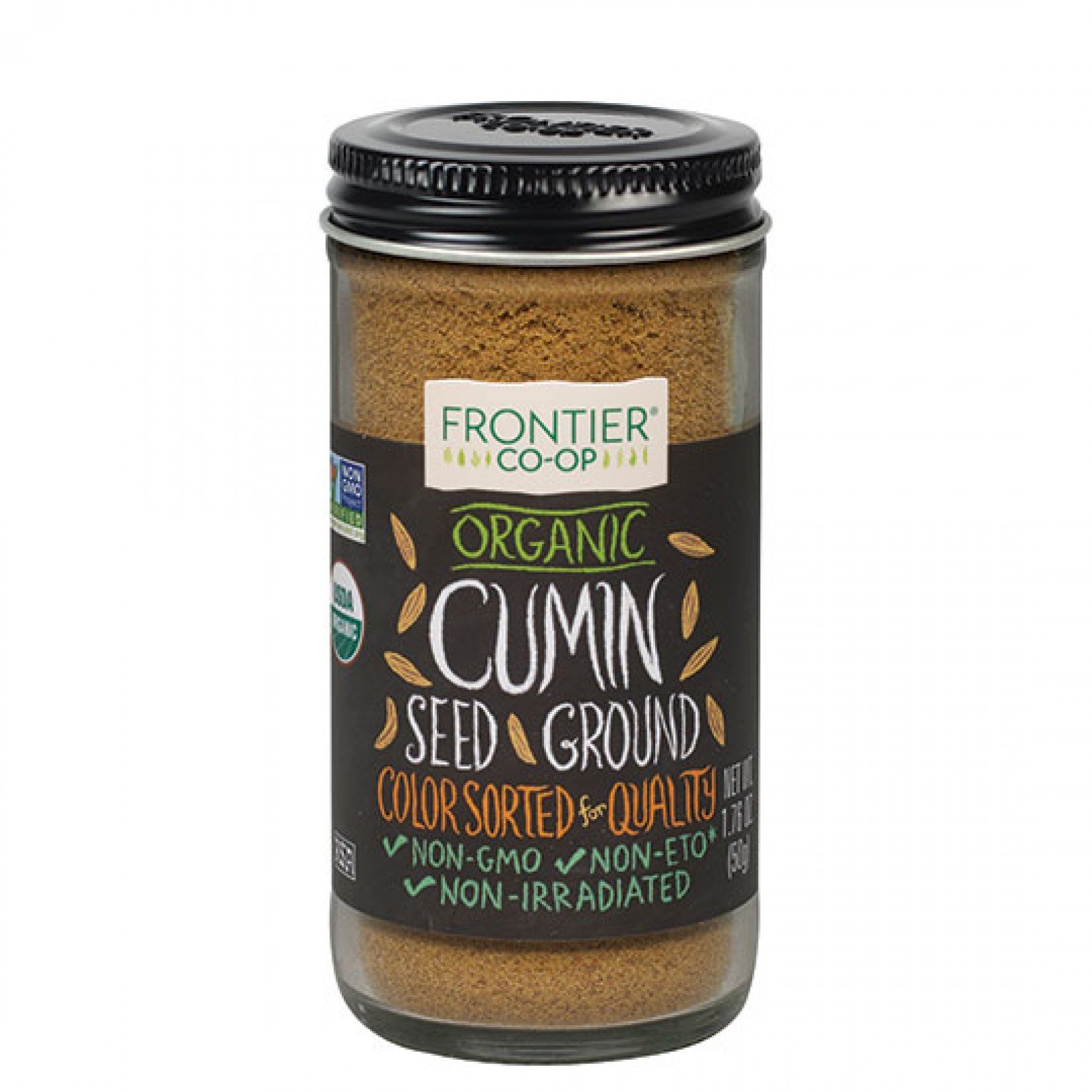 Frontier Herb Organic Ground Cumin Seed, 1.76 oz