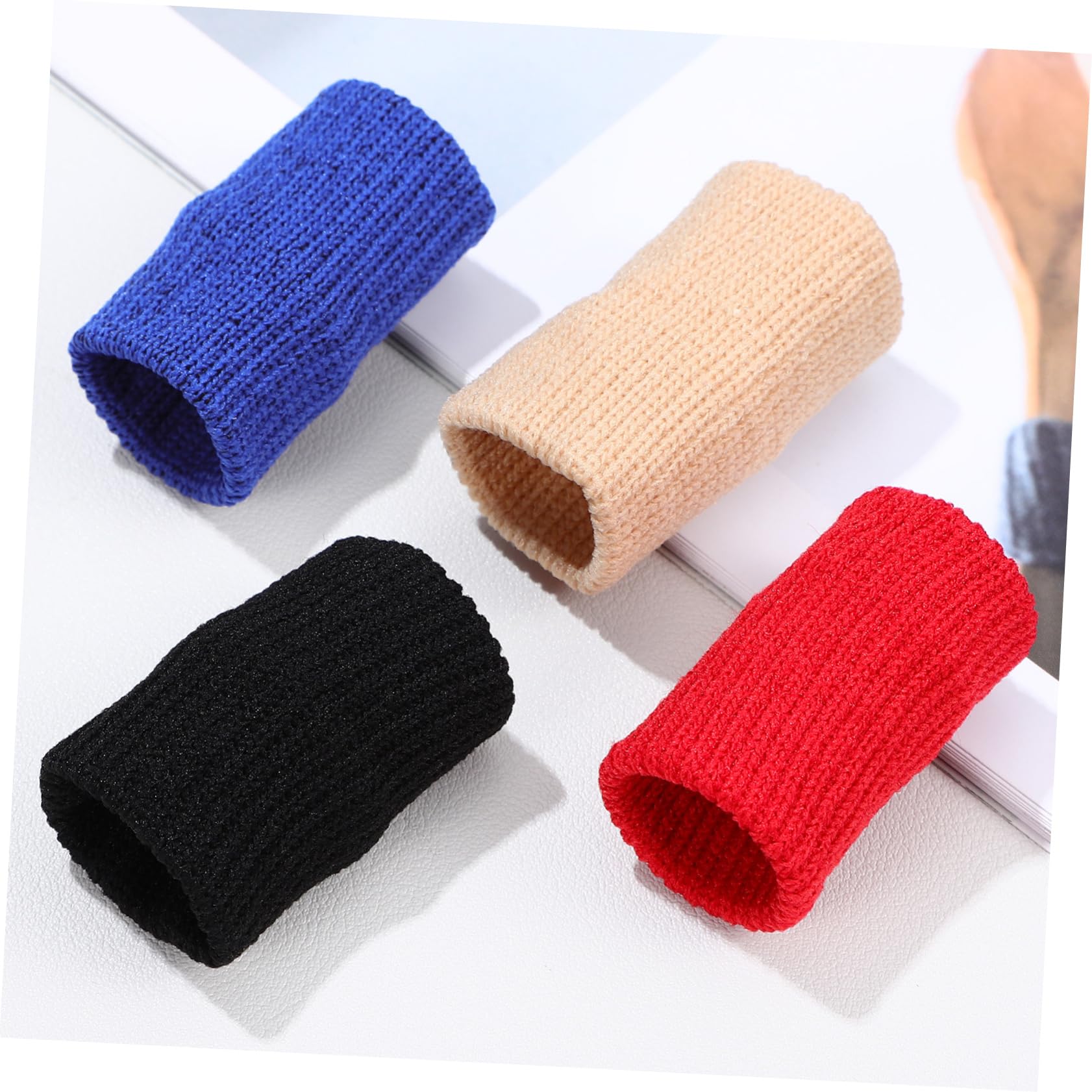 DECOMELODY 40pcs Finger Sleeves Compression Support Brace Comfortable and Practical for Daily Use