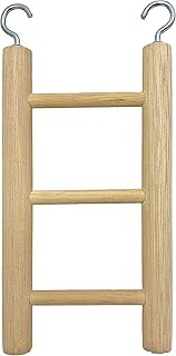 Bonka Bird Toys 3295 Natural Wood 5.75-Inch Ladder Cage Bird Toy
