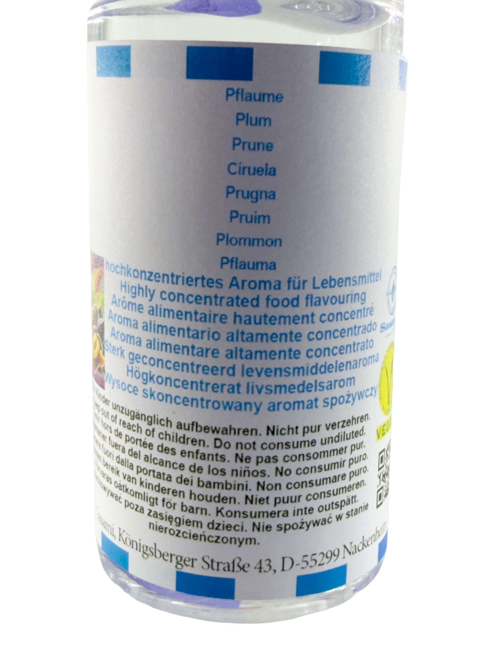 Ciruela aroma concentrado - Vegano - Sasami - 10ml