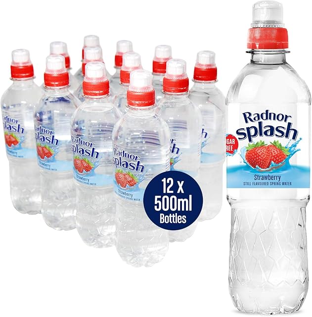 Radnor Splash Strawberry Flavoured Water 12x500ml