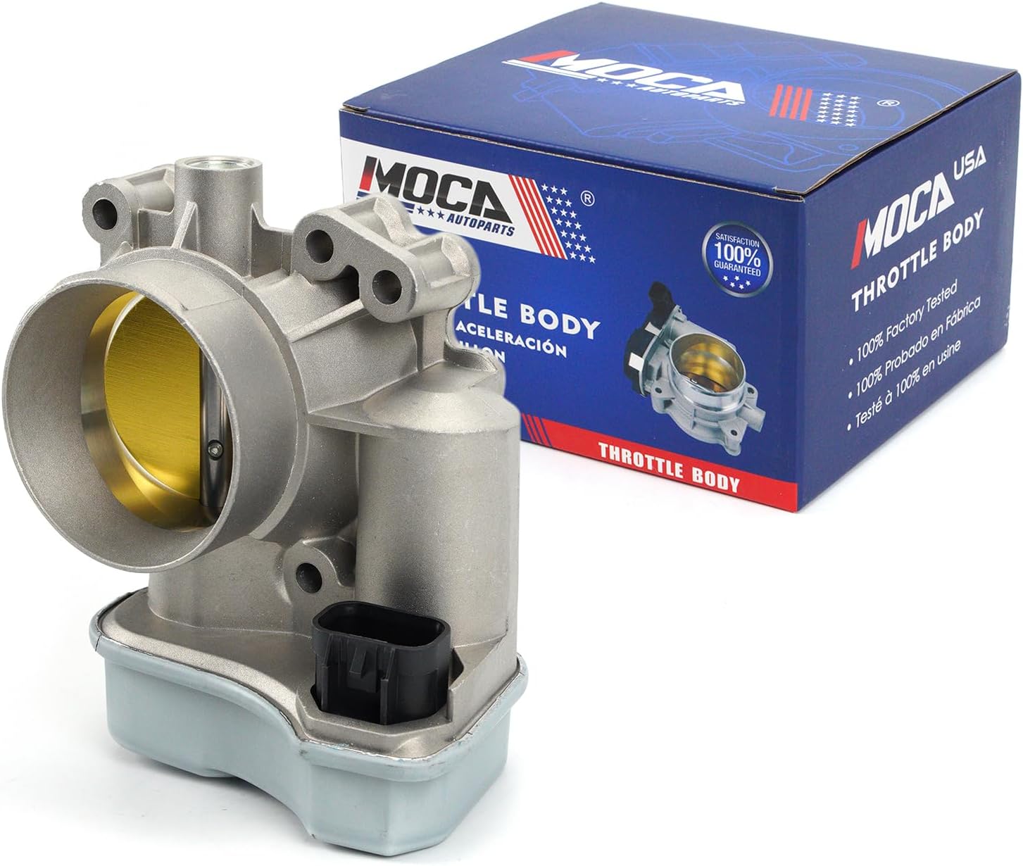MOCA S20098 Throttle Body Assembly Replace 2002-2007 for Saturn Vue 2.2L, 2005-2006 Ion, 2005-2006 for Chevrolet Cobalt, 2006 HHR 2.2L, 2004-2006 Malibu 2.2L, 2005-2006 for Pontiac Pursuit 2.2L