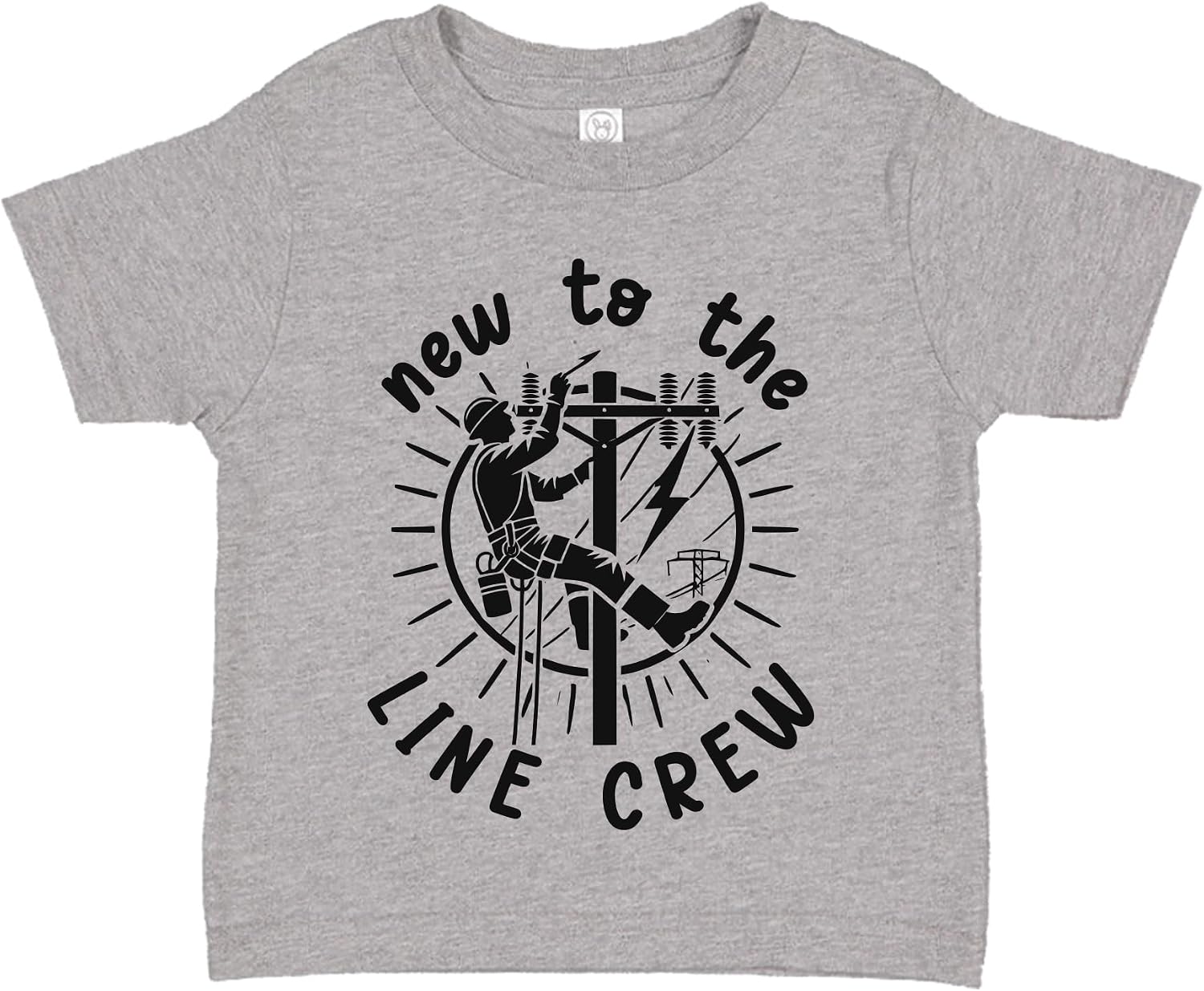 New to The Crew Linemen Lineman Cute Baby Bodysuit One Piece or Toddler T-Shirt Skilled Trade Gift