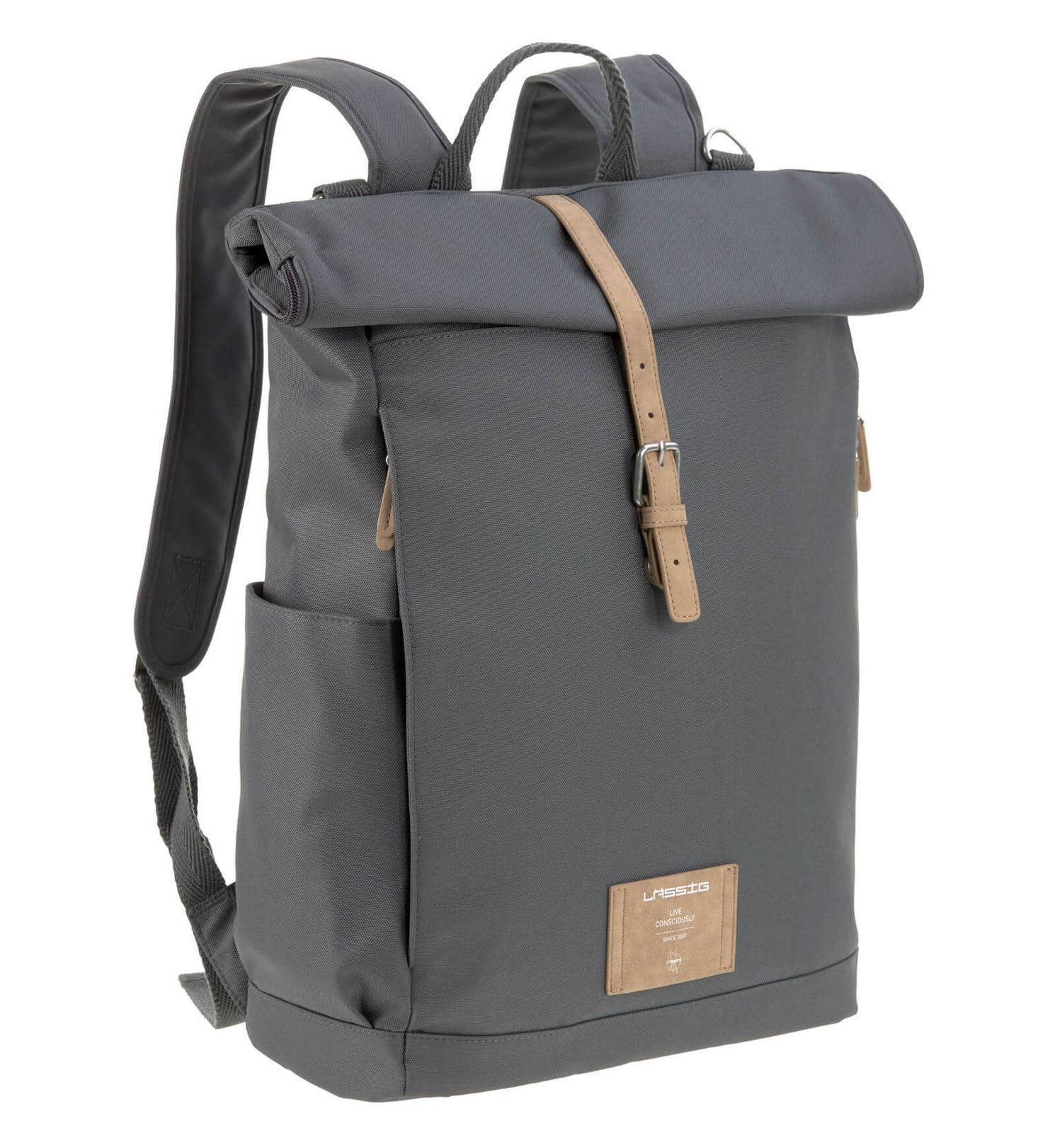 Lässig Green Label Rolltop Backpack Anthracite