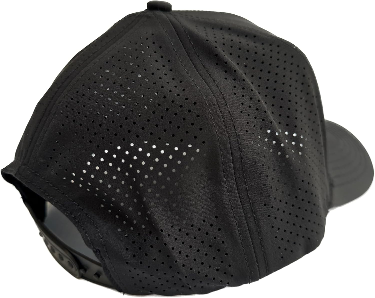 Reference Design Performance Running Hat - Lightweight & Breathable Mesh Cap for Men & Women - Quick Dry + Cooling Vents for Golf, Tennis, & Hiking Black - Image 7