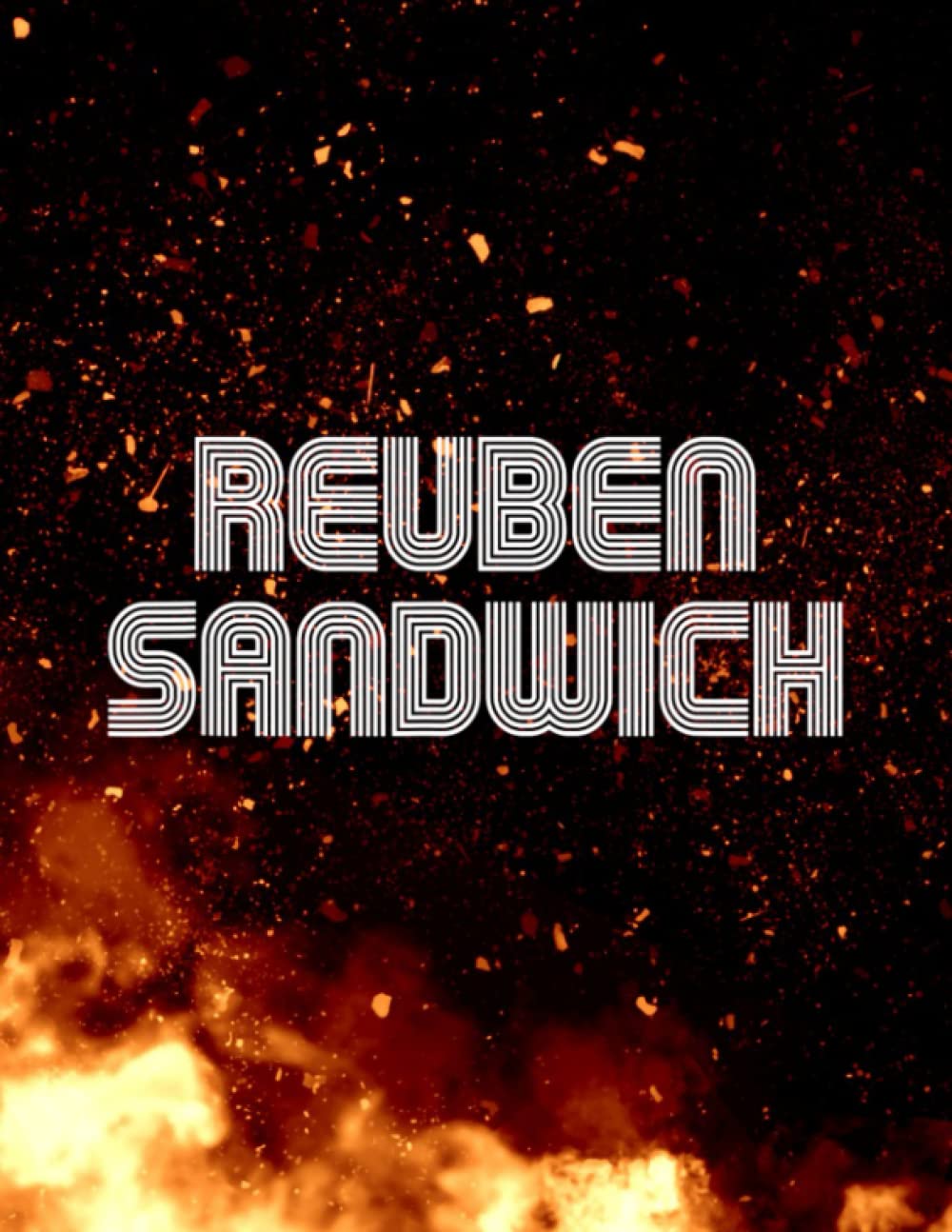 Notebook: Reuben Sandwich Food Lover Retro 70s 80s 140 Pages 8.5''x11''