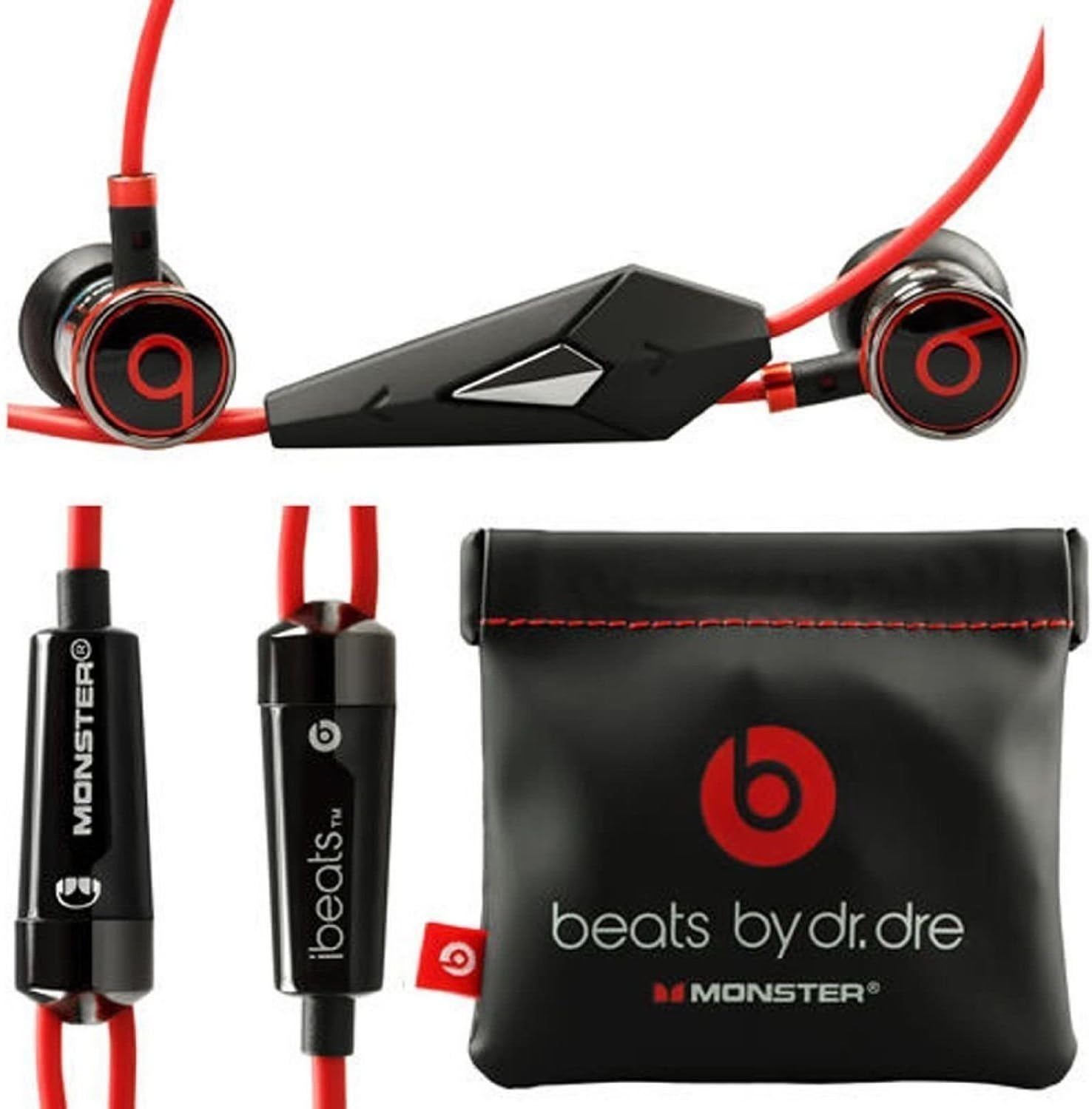 Beats Earbuds In-Ear Headphones for Apple Control Talk, Black