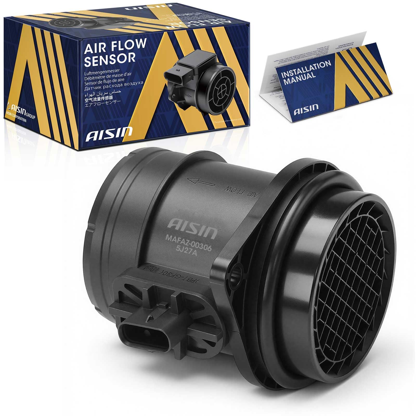 AISIN AFTERMARKET MAFAZ-00306 Mass Air Flow (MAF) Sensor with Housing