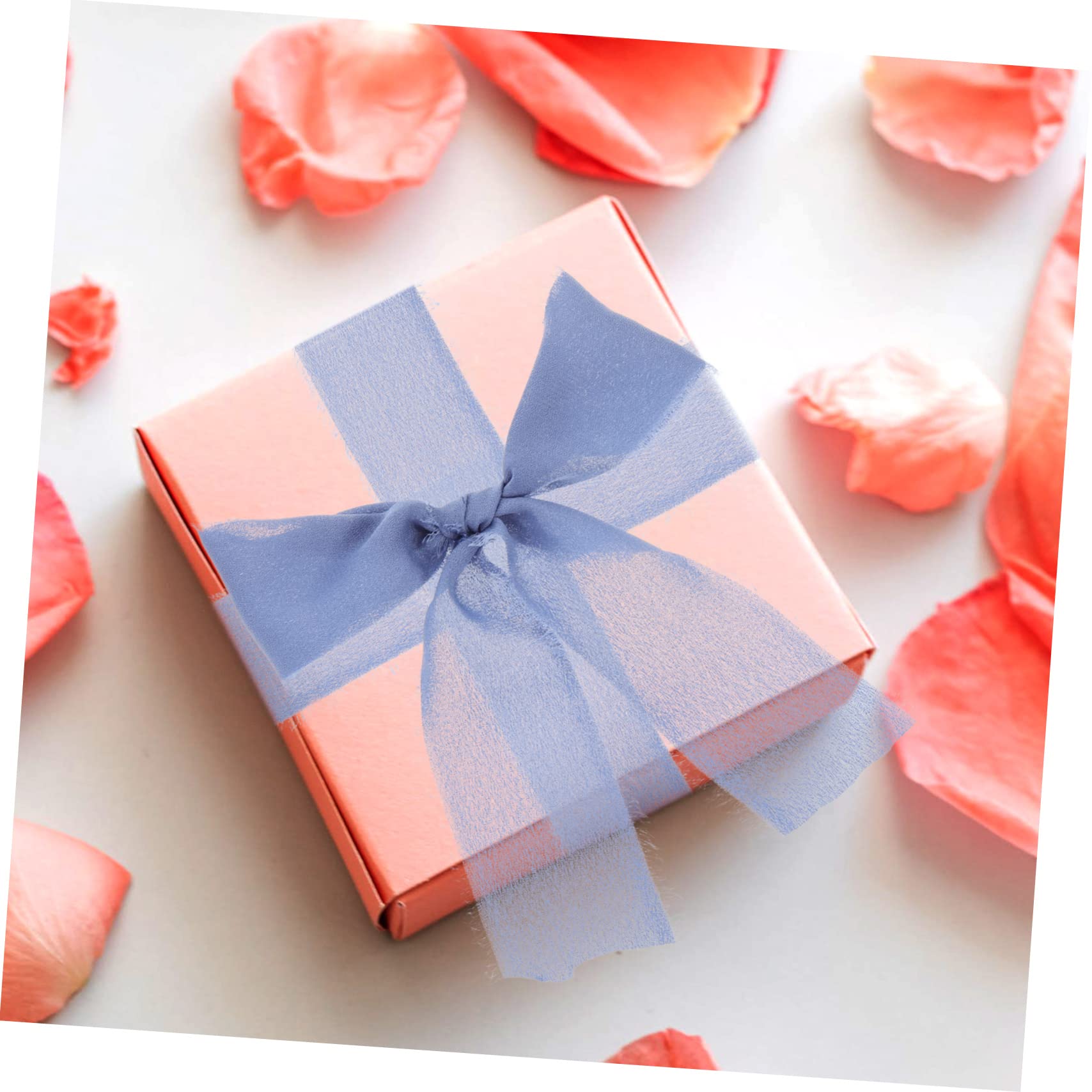 STOBOK 9stücke Zarte Fransenbänder Aus Chiffon Dekorative Und Hochzeitsbänder Wahl Für -projekte Und Kreative Verpackungen Yards