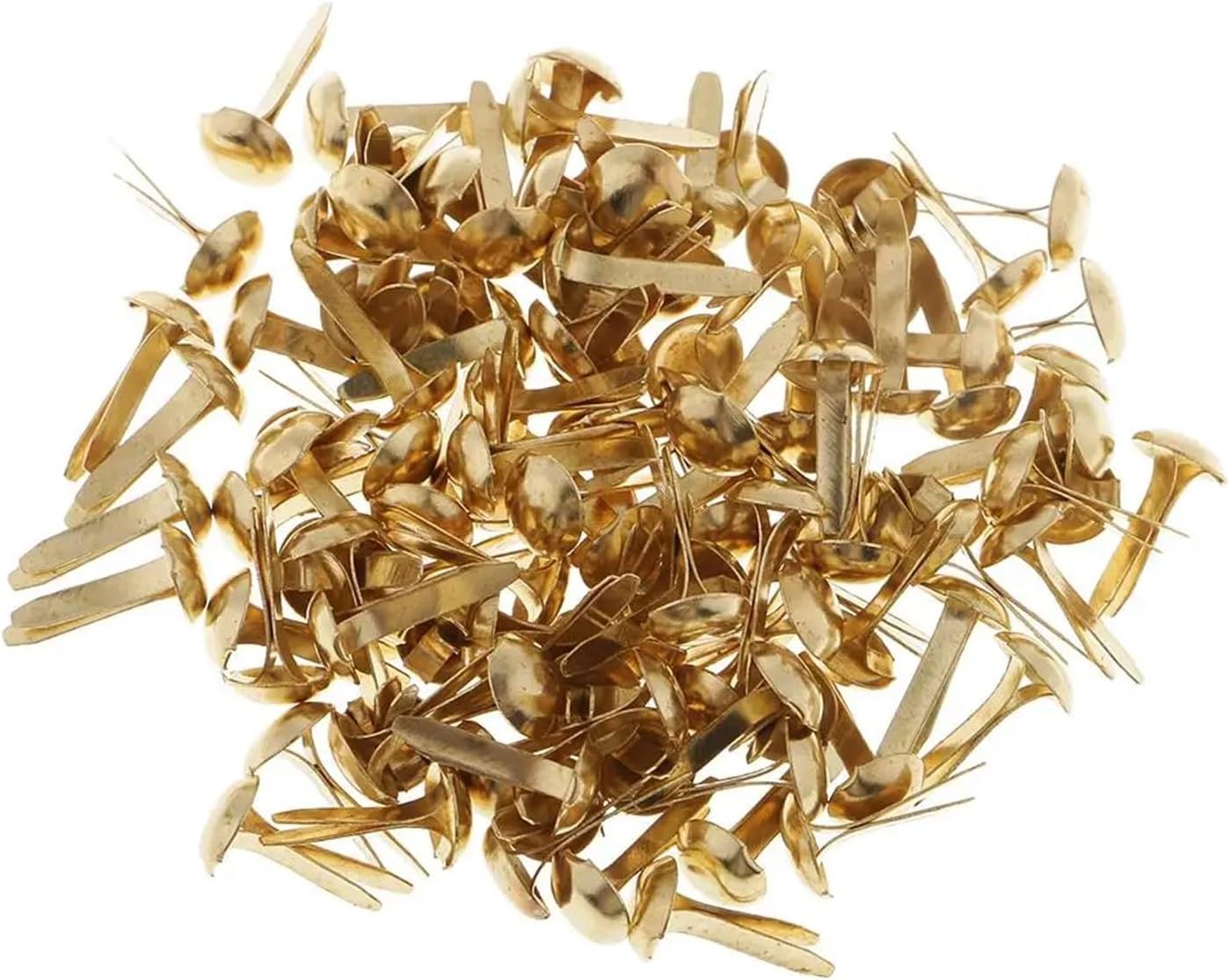 1000pcs 6mm Gold Metal Split Pins Brads for Scrapbooking DIY Paper Fasteners
