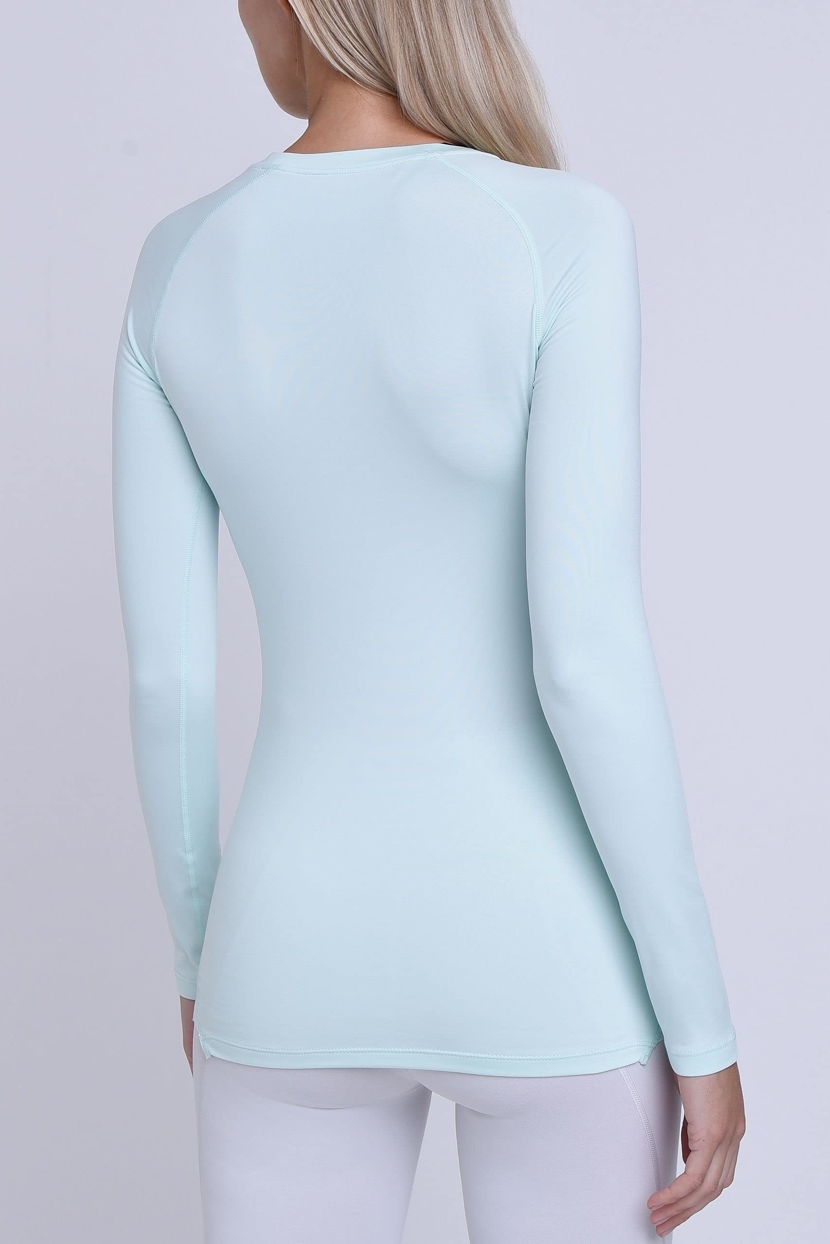 TCA SuperThermal Maglia Termica Donna Manica Lunga - Intimo Termico Donna Invernale - Maglietta Termica Sportiva - Maglie Termiche - Maglia Intima Quickdry - Abbigliamento Termico