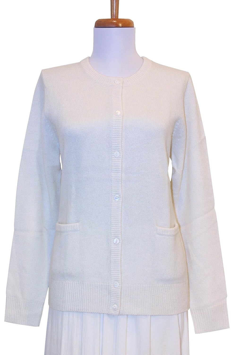 Shephe Womens Cardigan Round Neck Cashmere Sweater