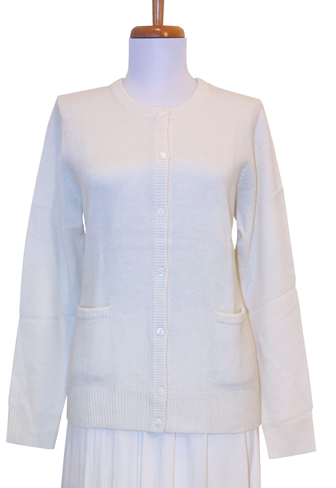 Shephe Womens Cardigan Round Neck Cashmere Sweater