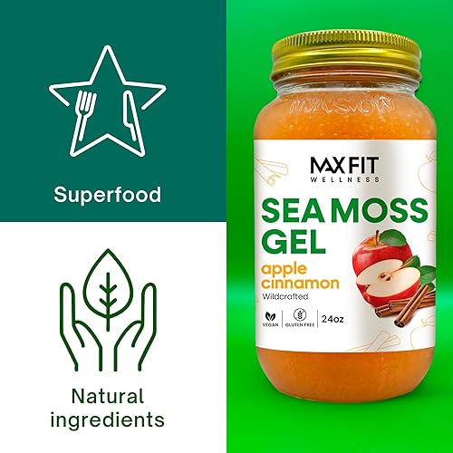 Miniatura 3 de Gel de musgo marino crudo (12 sabores) de 24 onzas, gel de musgo marino dorado silvestre de Santa Lucía 92 vitaminas y minerales puro crudo +