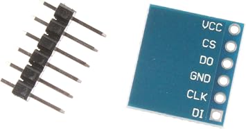 NOYITO W25Q64 64Mbit 8MByte Flash Memory Module DataFlash SPI Interface Blue