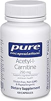 Vista 1 de Pure Encapsulations Acetil-l-Carnitina 250 mg Suplemento de memoria para el cerebro, la concentración y la calma* 60 cápsulas