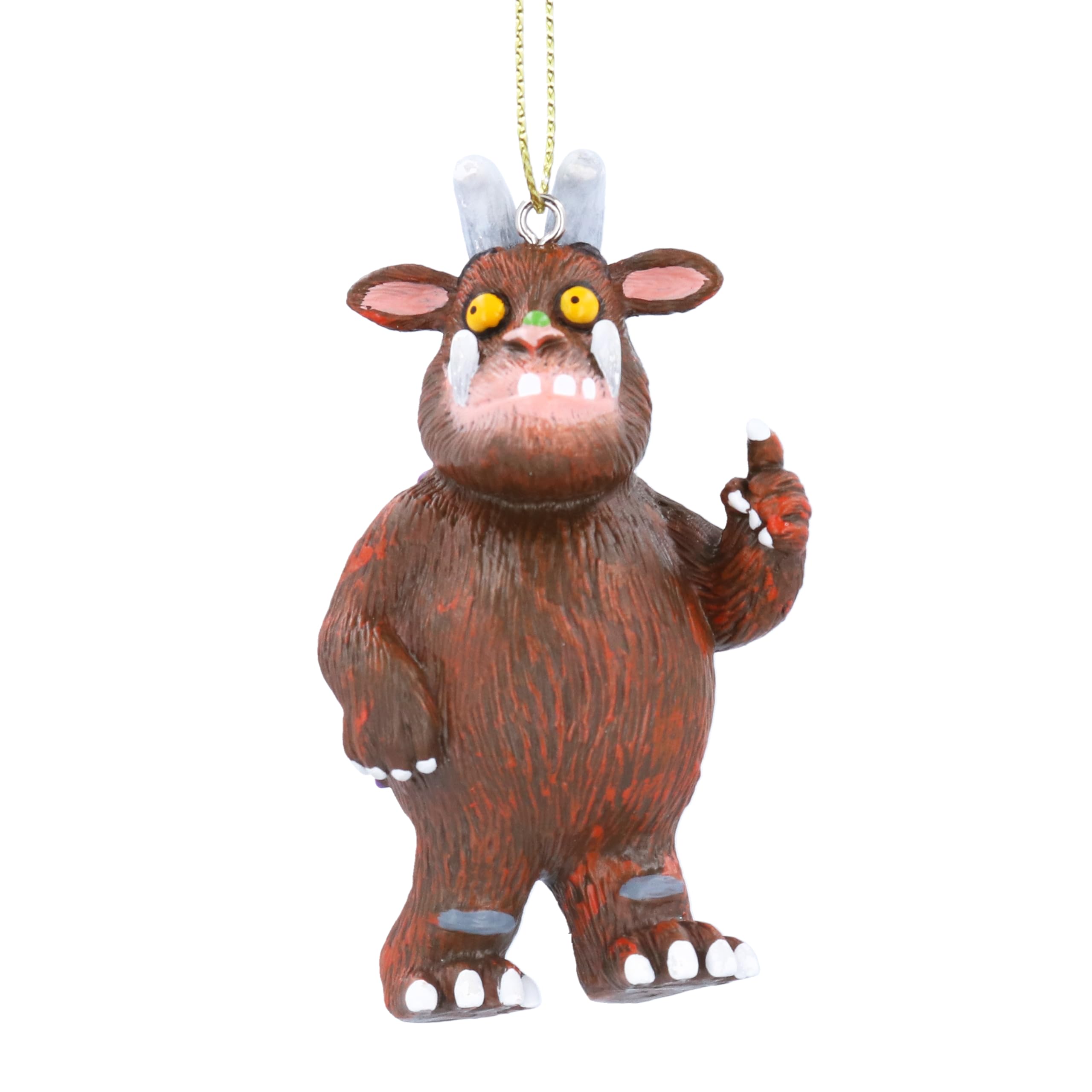 Gisela Graham Gruffalo Hanging Christmas Tree Decoration, Resin