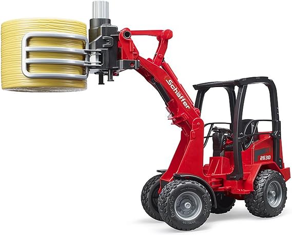 bruder BR02192 Schaffer Loader 2630 -Additional Pincer And Bale