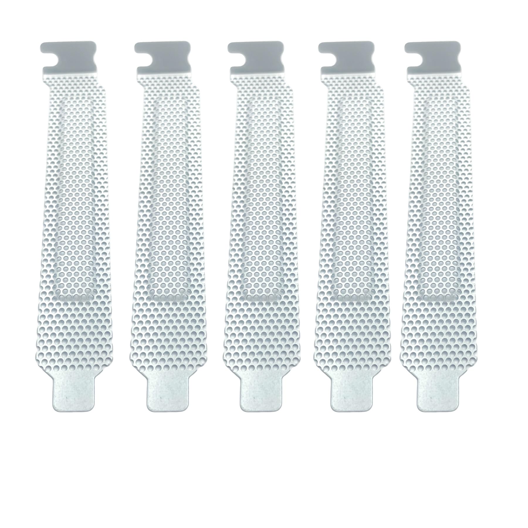 Photo 1 of 10PCS White PCI Slot Covers,Dust Filter Bracket Expansion Blanking Plate for Computer Cases