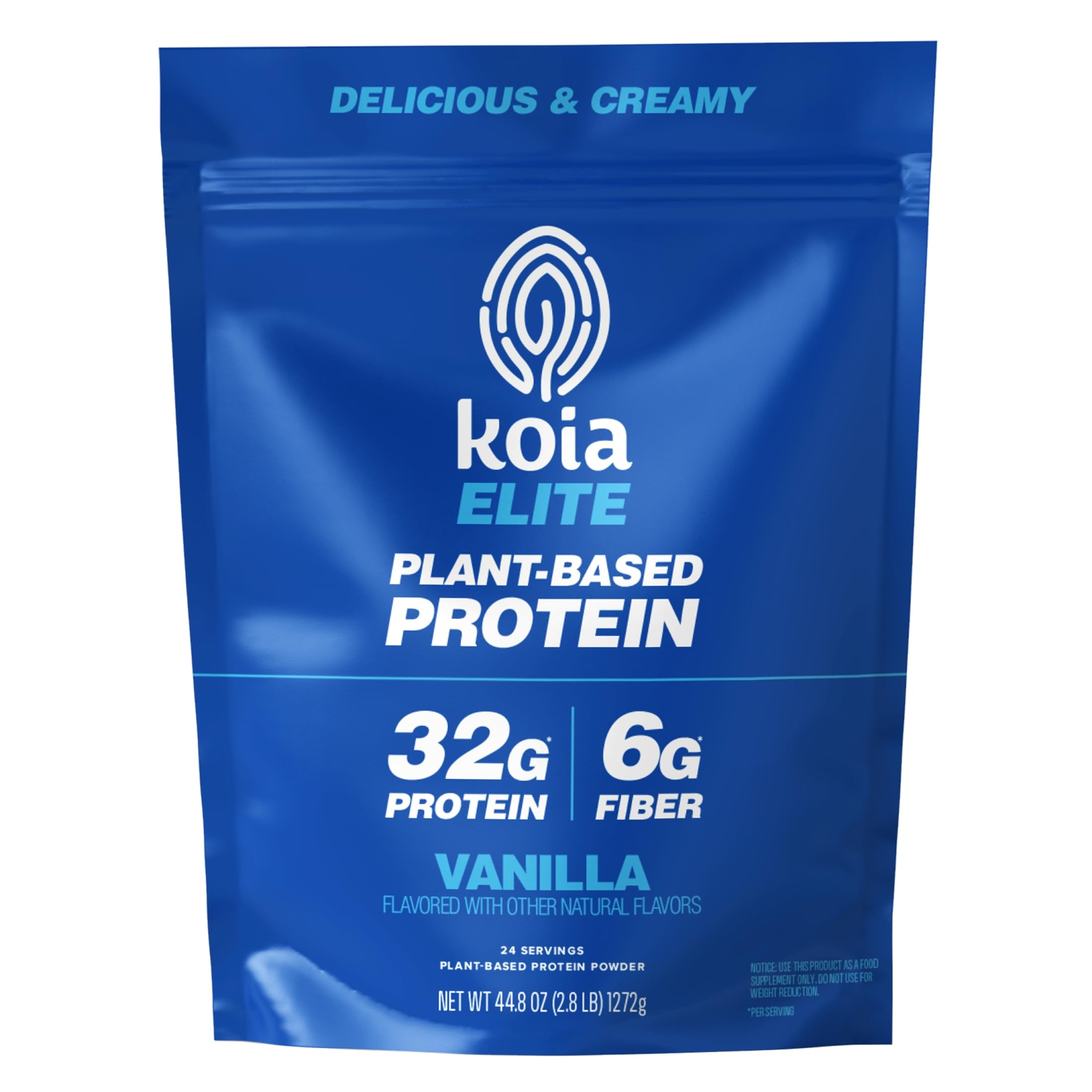 Koia Suplemento proteico vegetal com fibra prebiótica sabor baunilha, 1,2544 kg