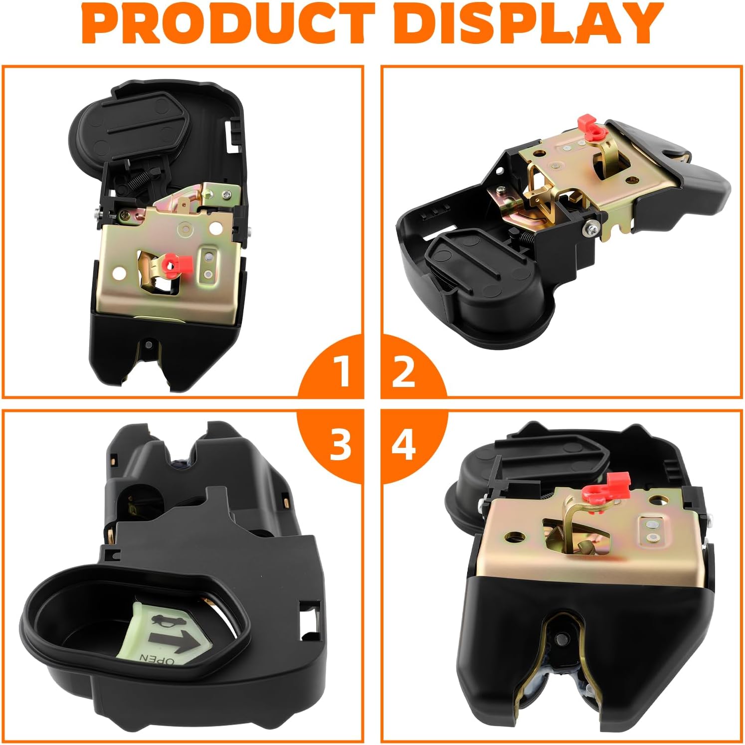 GoaMotors Trunk Latch Lock Actuator Compatible with Honda Civic 2001-2005 Trunk Lid Lock Latch Assembly Replacement 74851-S5A-A02