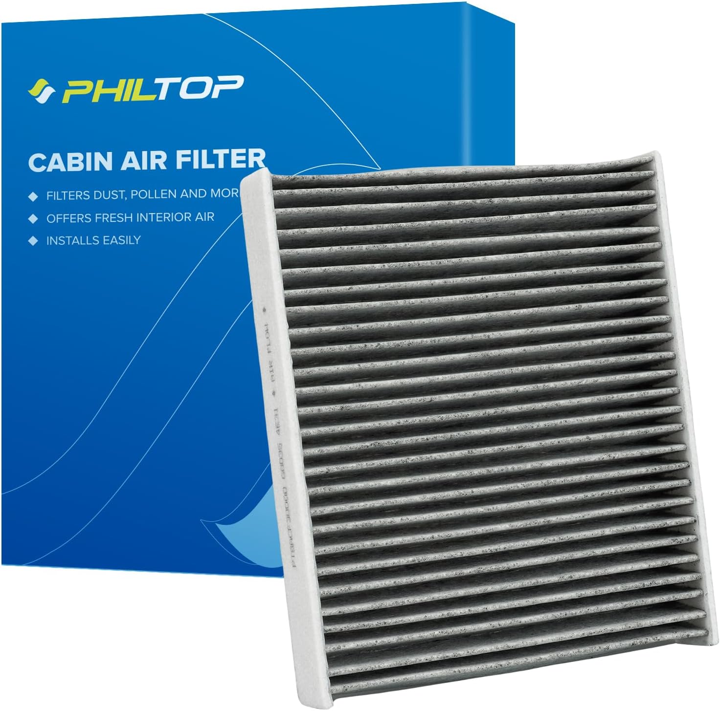 PHILTOP Cabin Air Filter with Activated Carbon (CF12436)