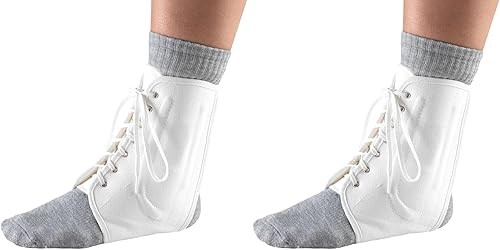 Miniatura 6 de OTC Tobillera, lona con cordones, estancias espirales semirrígidas