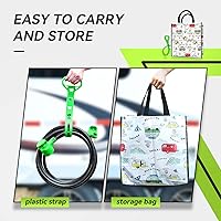 Vista 6 de RVMATE Cable de extensión de alimentación RV de 30 amperios y 15 pies con mango de fácil enchufe, TT-30P a TT-30R, indicador LED, 10 AWG