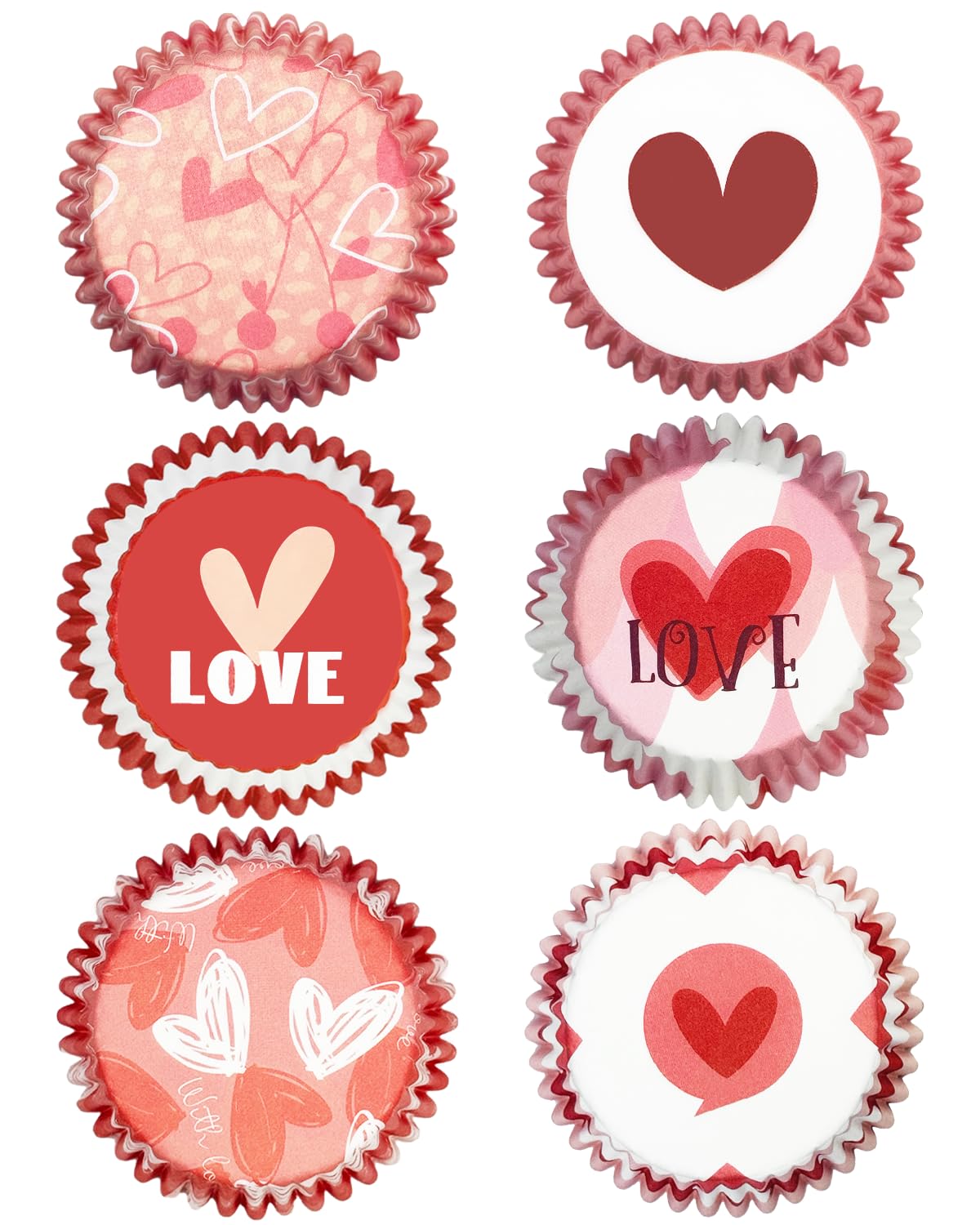 300 Pirottini Per Muffin Standard - 6 Design Colorati, Adatti Forno E Microonde (5 Cm Base) - Foto 9