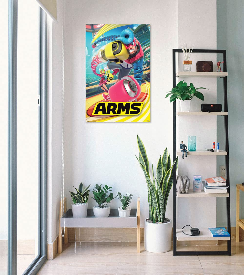 【非売品】ARMS アームズ 任天堂 B2 サイズ ポスター Amazon.co.jp: Arms - 任天堂 ゲームポスター/プリント (ゲーム