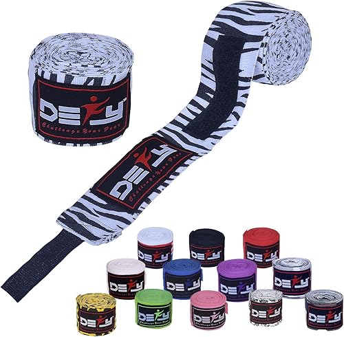 Miniatura 7 de DEFY - Vendas de mano profesionales de 180 pulgadas para boxeo, Muay Thai, vendajes elásticos para hombres y mujeres, par