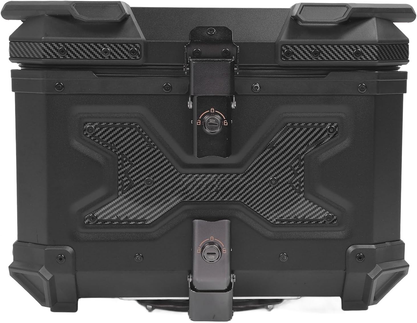 aqxreight Top Case Lightweight 45L with Removable PU Lining Waterproofing Arrow Storage Case Tail Box It's Lightweight Mai Rear CaseMotorcycle Tail BoxMotorcycle Rear