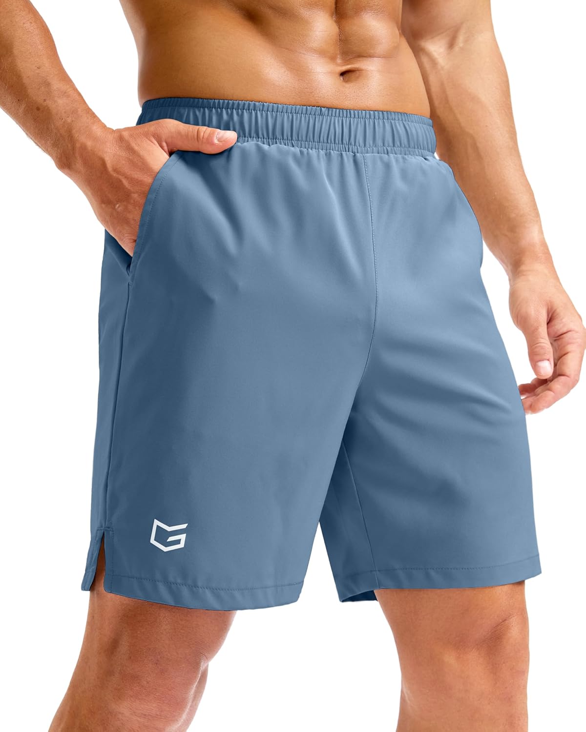 G Gradual Men's Athletic Running Shorts with Pockets Lightweight Quick Dry 5"/ 7"/ 9" Basketball Workout Gym Shorts for Men