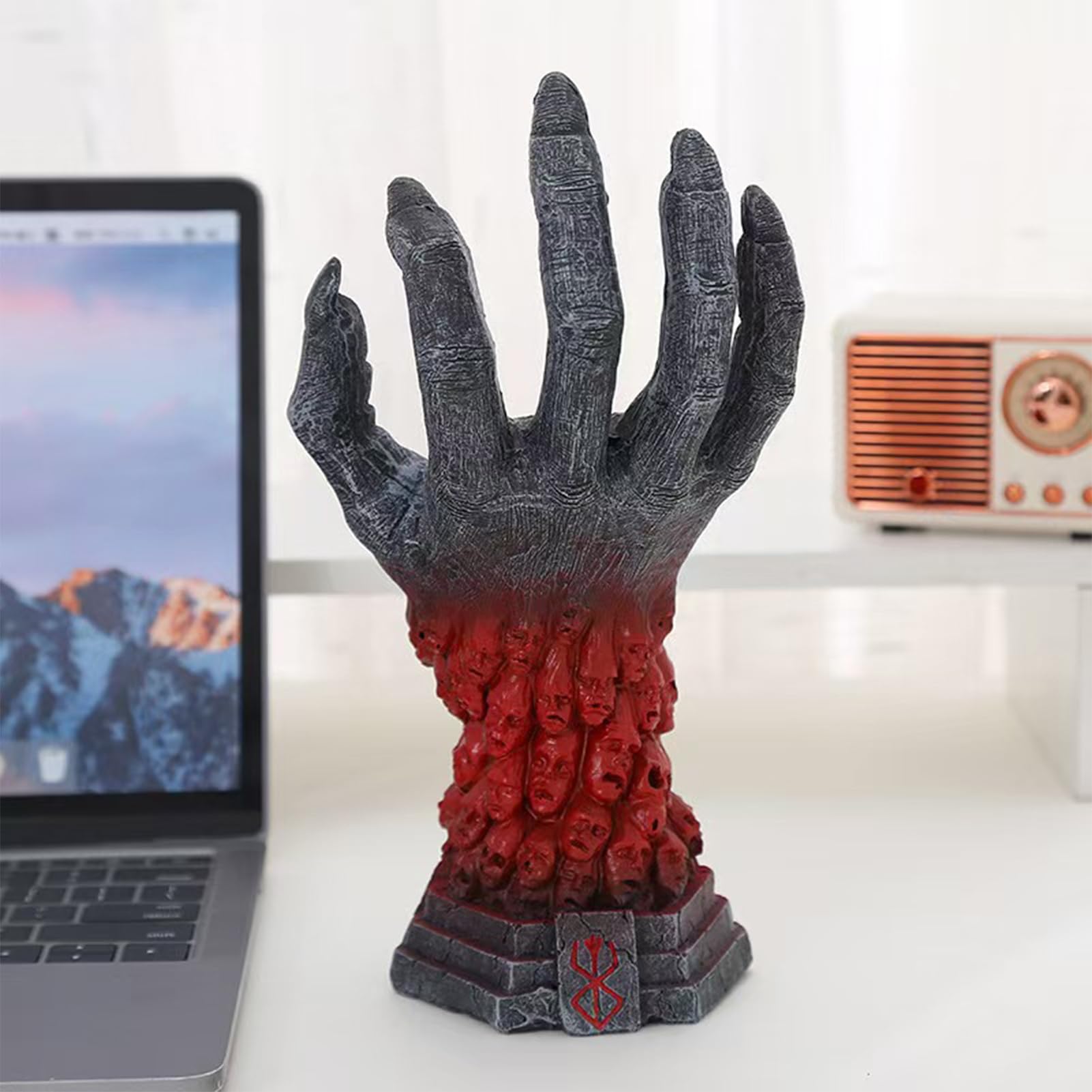 Figura de mano de Diablo, estatua de Dios, Halloween, anime, adorno de mano, estatua de Berserker, para decoración del hogar, coleccionable, regalo de juguete, decoración del hogar