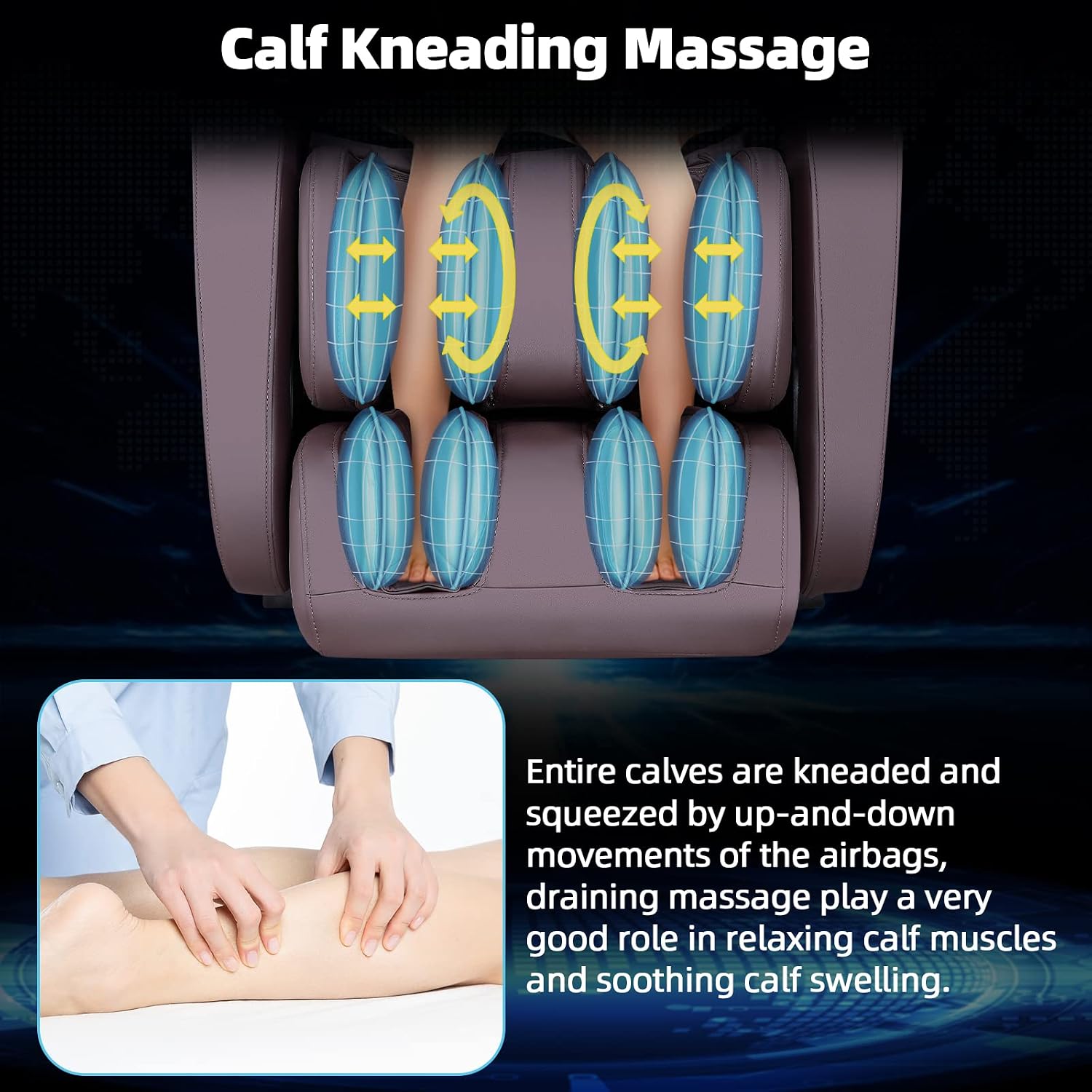 Diagram illustrating the SL track massage path from neck to thigh