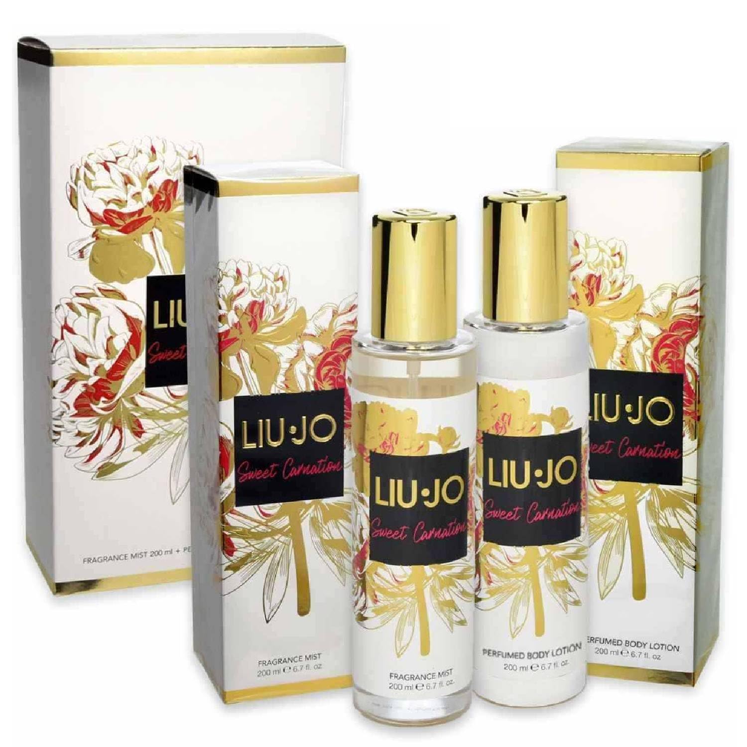 Liu Jo Set SWEET CARNATION Acqua Corpo Profumata 200ml e Latte Corpo Profumato 200ml